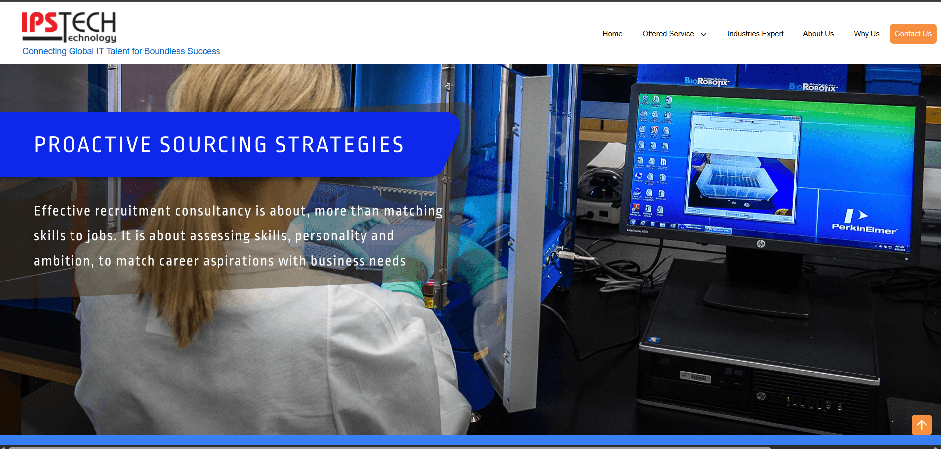 A IT Staffing Company Site